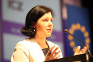 Vra Jourov, komisaka pro spravedlnost, ochranu spotebitel a otzky rovnosti pohlav, Evropsk komise, na zahjen konference ISSS 2016